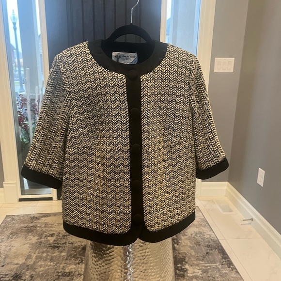 Vintage Anne de Villers Paris jacket blazer size medium / large cute🖤 - Picture 6 of 17